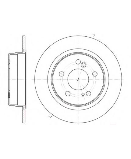 REMSA Тормозной диск задний