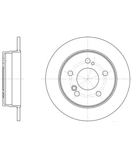 REMSA Тормозной диск задний