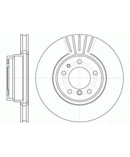 REMSA Тормозной диск передний
