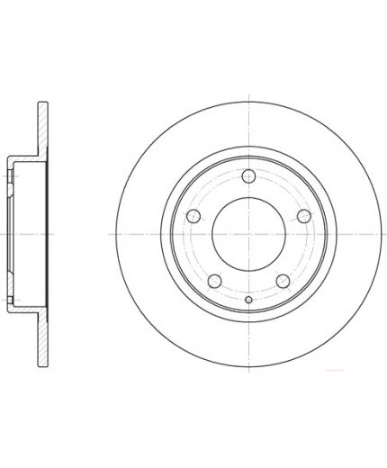 REMSA Тормозной диск задний
