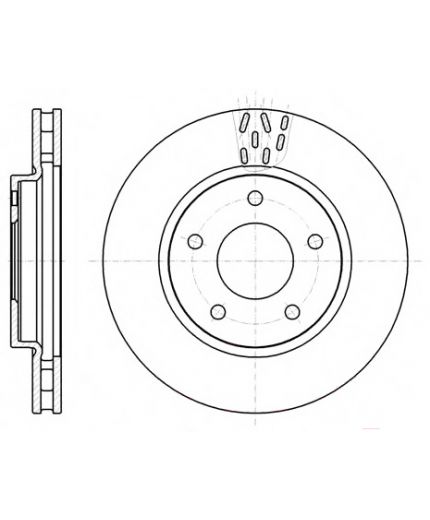 REMSA Тормозной диск передний