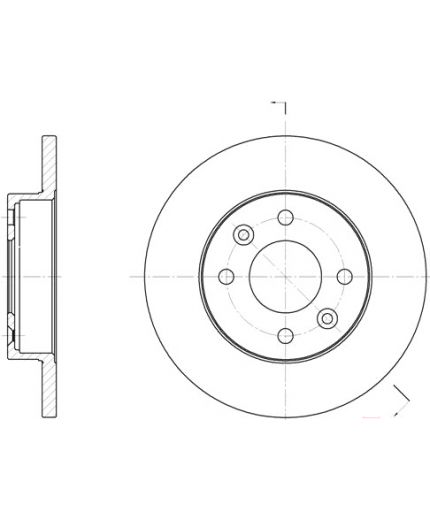 REMSA Тормозной диск передний Фото 2