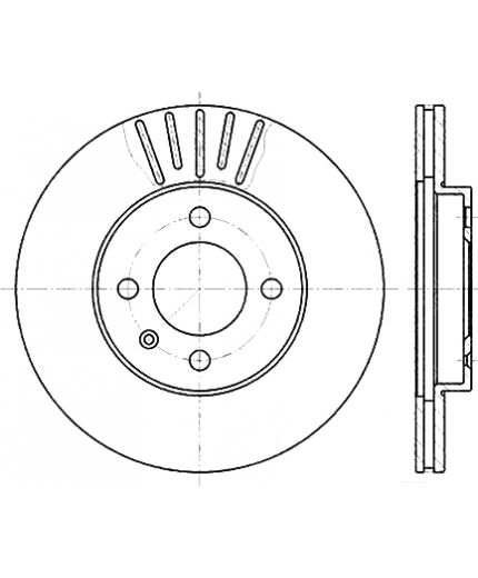 Stellox Тормозной диск передний