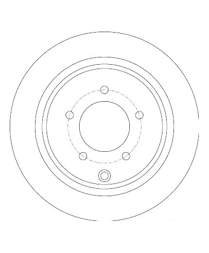 TRW Тормозной диск задний Фото 2
