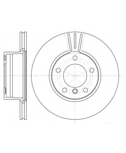 REMSA Тормозной диск передний