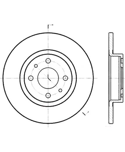 Stellox Тормозной диск передний