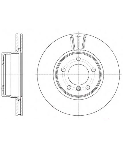 REMSA Тормозной диск передний