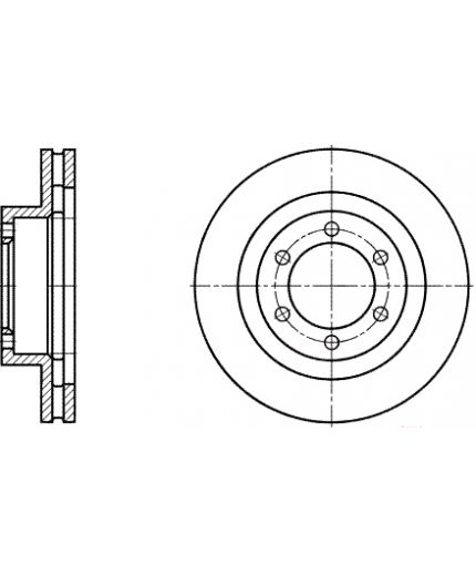 ATE Тормозной диск передний Фото 2