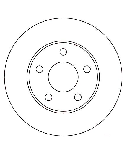TRW Тормозной диск передний Фото 2
