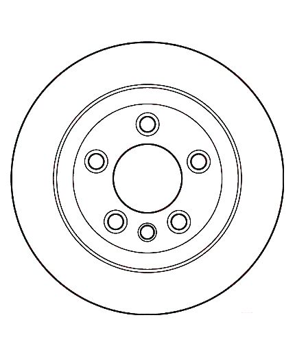 TRW Тормозной диск задний Фото 3