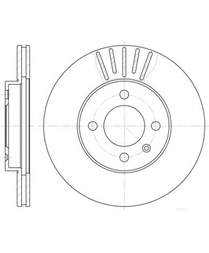 REMSA Тормозной диск передний