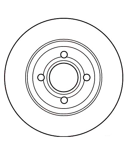 TRW Тормозной диск передний Фото 2