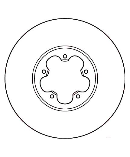 TRW Тормозной диск передний