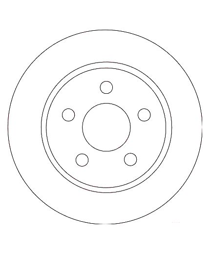 TRW Тормозной диск задний Фото 6