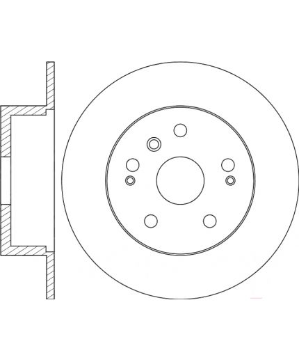 NiBK Тормозной диск задний Фото 2