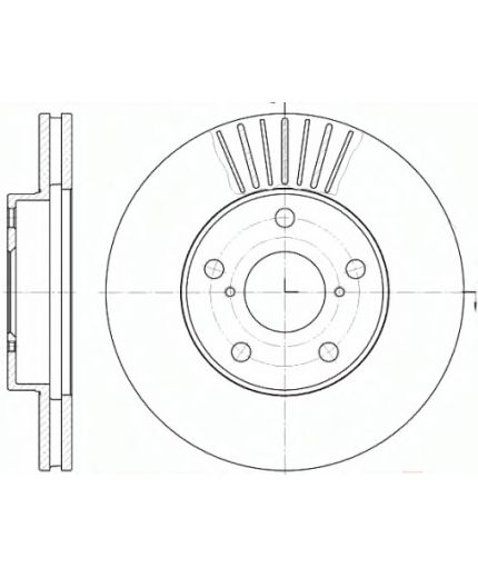 Stellox Тормозной диск передний Фото 3