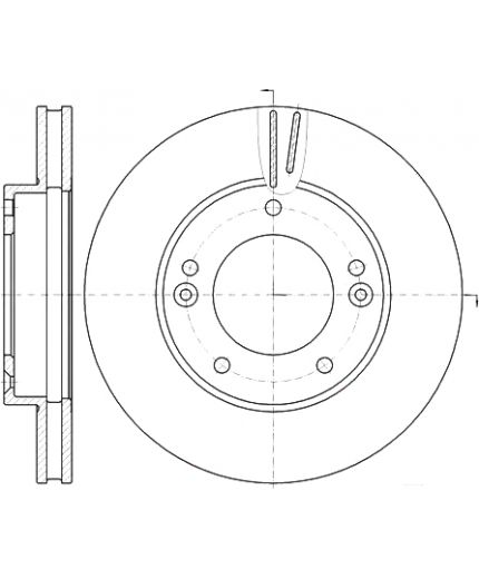 REMSA Тормозной диск передний