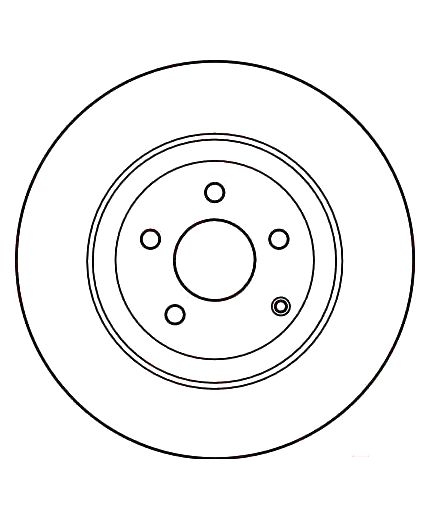 TRW Тормозной диск передний Фото 2