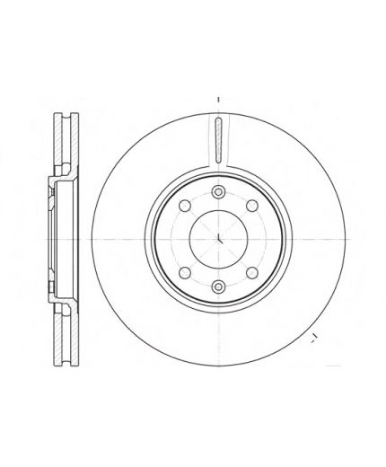 REMSA Тормозной диск передний