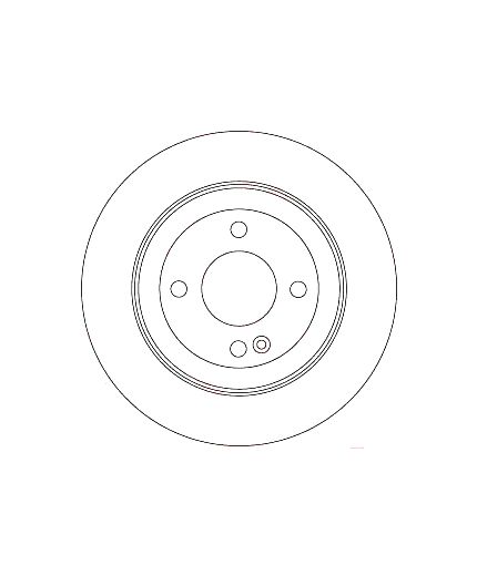 TRW Тормозной диск задний Фото 3