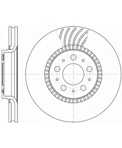 REMSA Тормозной диск передний