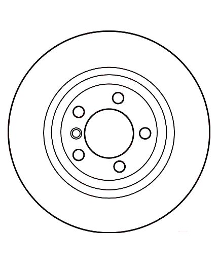TRW Тормозной диск передний Фото 2