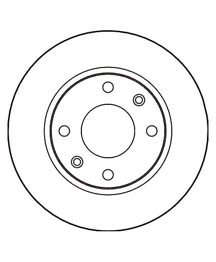 TRW Тормозной диск передний Фото 2