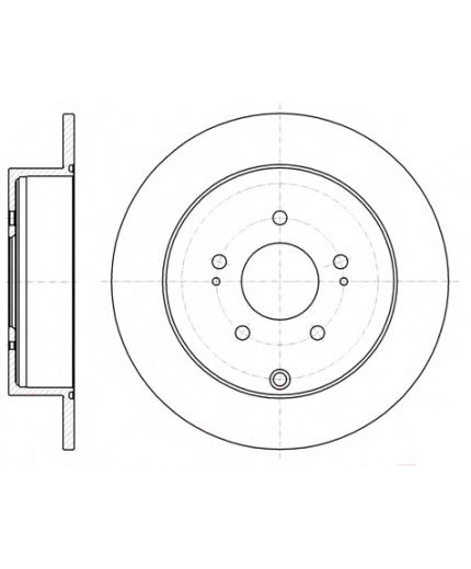 REMSA Тормозной диск задний