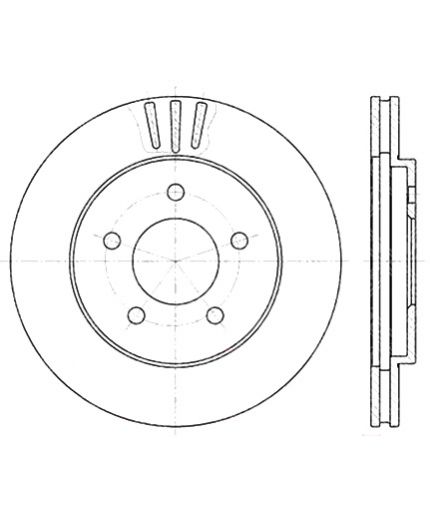 Stellox Тормозной диск передний Фото 2
