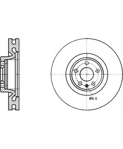 ATE Тормозной диск передний Фото 2