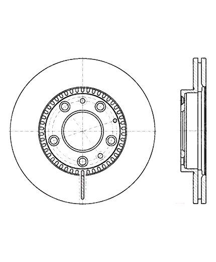 Stellox Тормозной диск передний