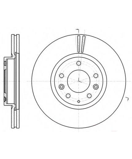 REMSA Тормозной диск передний