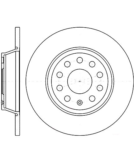 REMSA Тормозной диск задний
