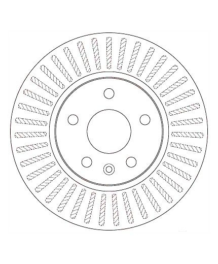 TRW Тормозной диск задний Фото 2