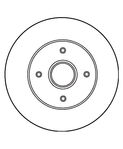 TRW Тормозной диск задний Фото 2
