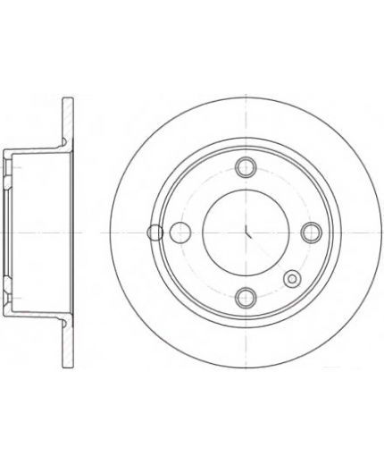 REMSA Тормозной диск задний