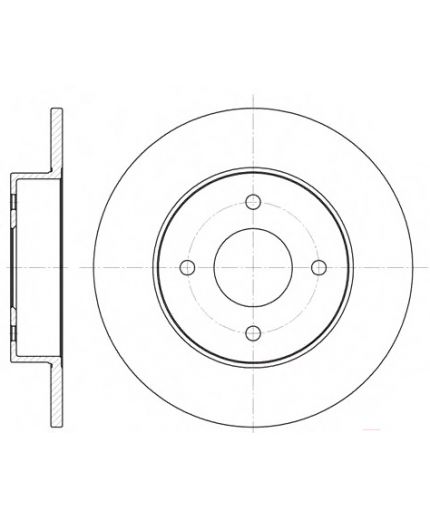 REMSA Тормозной диск задний