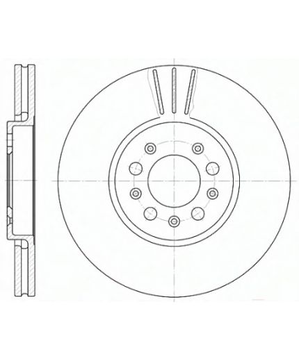 REMSA Тормозной диск передний