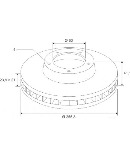 Valeo Тормозной диск передний