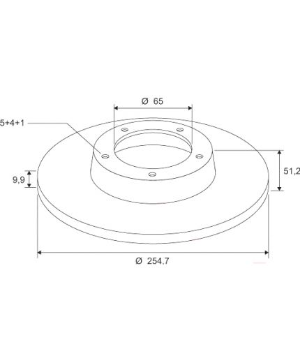 Valeo Тормозной диск задний Фото 2
