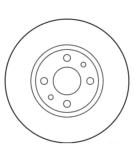 TRW Тормозной диск задний Фото 2