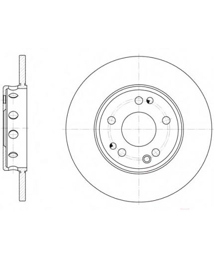 REMSA Тормозной диск передний