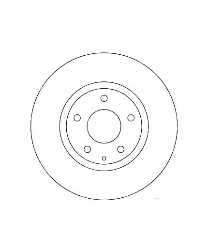 TRW Тормозной диск передний