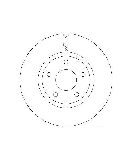 TRW Тормозной диск передний Фото 2