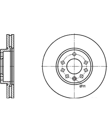 ATE Тормозной диск Фото 2