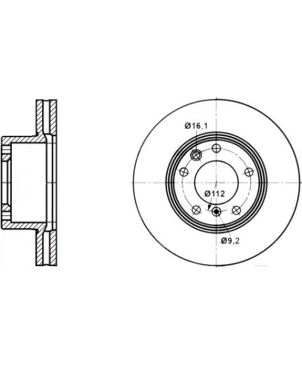 ATE Тормозной диск Фото 2