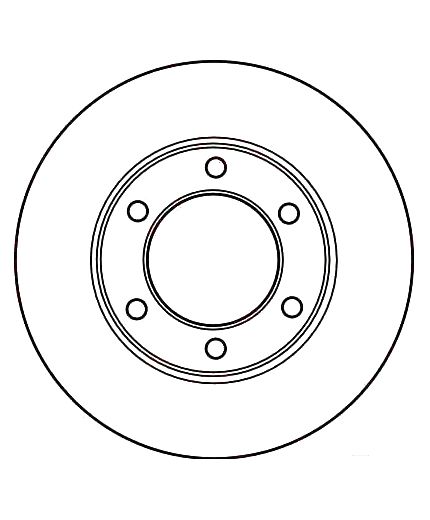 TRW Тормозной диск передний Фото 2
