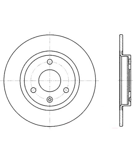 Stellox Тормозной диск передний Фото 2