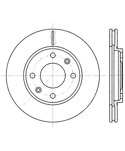 Stellox Тормозной диск передний