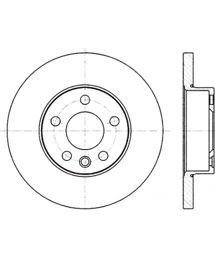 Stellox Тормозной диск передний Фото 2